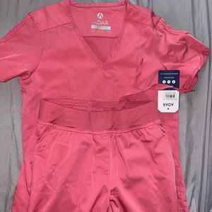 ADAR scrub shirt and scrub pants